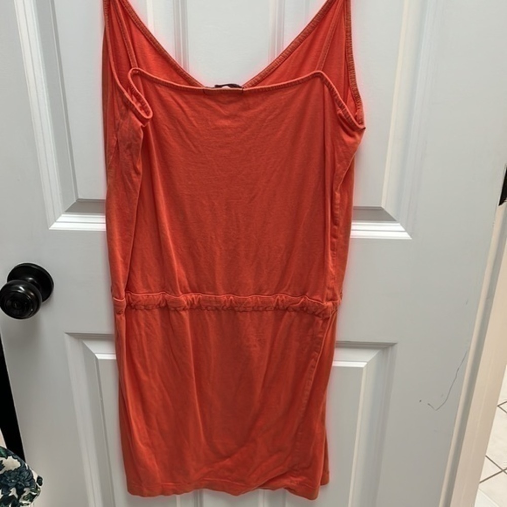 Alternative Red Spaghetti Strap Drawstring Dress - image 7